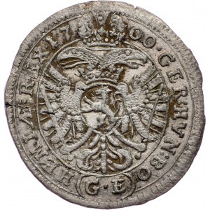 Leopold I., 3 Kreuzer 1700, GE, Prague