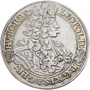 Leopold I., 1/2 Thaler 1702, KB, Kremnitz
