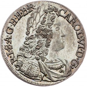 Charles VI., 6 Kreuzer 1726, Hall