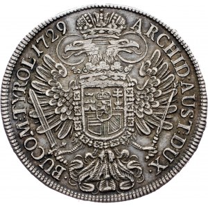 Charles VI., 1 Thaler 1729, Prague