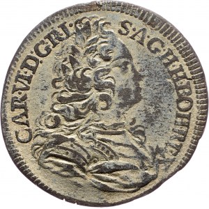 Charles VI., 6 Kreuzer 1732, Prague