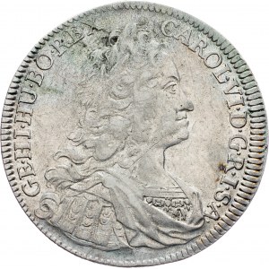 Charles VI., 1 Thaler 1738, Hall