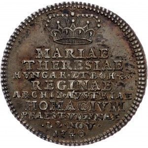 Maria Theresia, Jeton 1740, Vienna