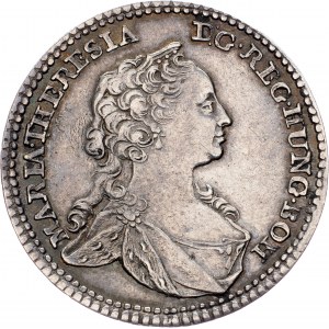 Maria Theresia, 1/4 Thaler 1742, Hall