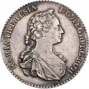 Maria Theresia, 1/4 Thaler 1742, Hall