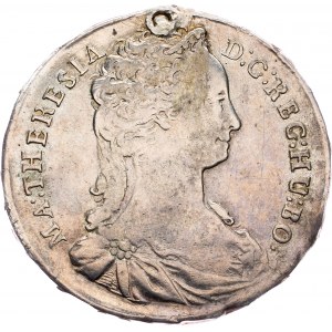 Maria Theresia, 1/2 Thaler 1744, KB, Kremnitz