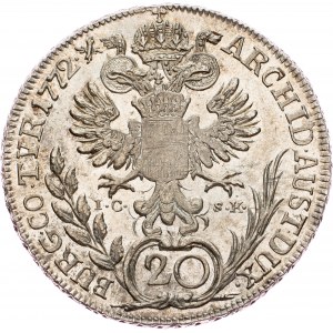 Maria Theresia, 20 Kreuzer 1772, I.C.-S.K.