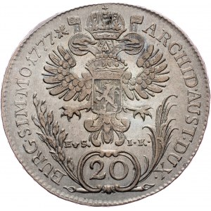 Maria Theresia, 20 Kreuzer 1777, EvS.-I.K., Prague