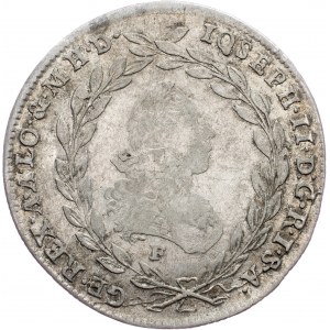 Joseph II., 10 Kreuzer 1773, F, Hall