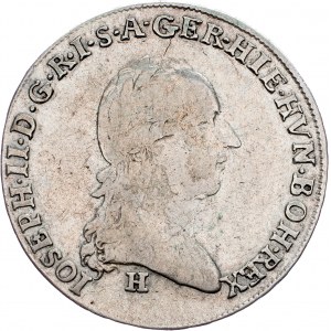 Joseph II., 1/4 Thaler 1788, H, Günzburg