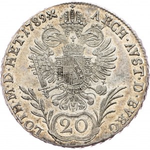 Joseph II., 20 Kreuzer 1789, E, Karlsburg