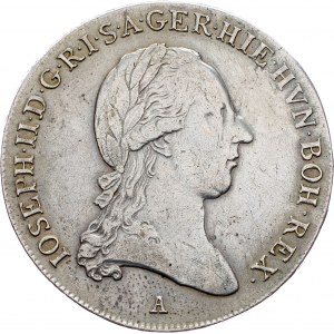 Joseph II., 1/2 Thaler 1790, A, Vienna