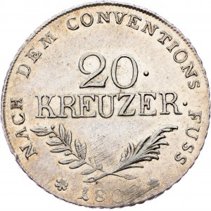 Tyrol, 20 Kreuzer 1809, Hall