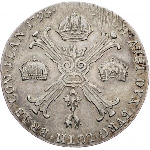 Franz I. (II.), 1 Thaler 1795, C, Prague