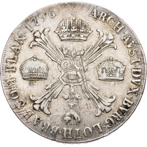 Franz I. (II.), 1 Thaler 1796, M, Milan