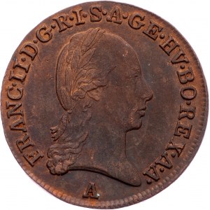 Franz I. (II.), 1/2 Kreuzer 1800, A, Vienna