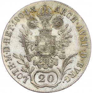 Franz I. (II.), 20 Kreuzer 1804, B, Kremnitz