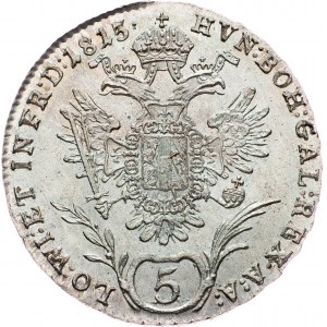 Franz I. (II.), 5 Kreuzer 1815, A, Vienna