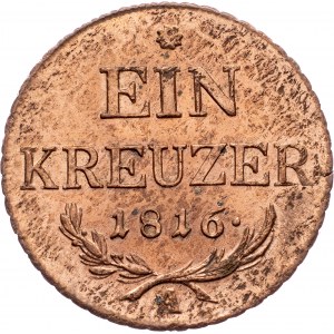 Franz I. (II.), Ein Kreuzer 1816, A, Vienna