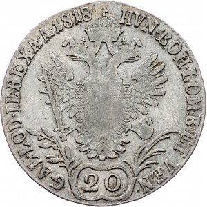 Franz I. (II.), 20 Kreuzer 1818, B, Kremnitz