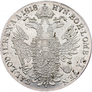 Franz I. (II.), 1 Thaler 1818, V, Venice