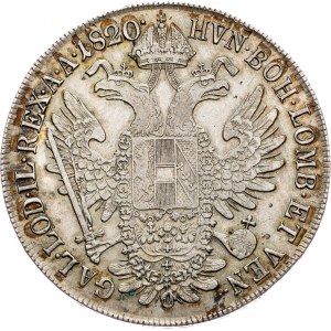 Franz I. (II.), 1 Thaler 1820, M, Milan