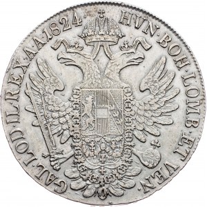 Franz I. (II.), 1 Thaler 1824, B, Kremnitz