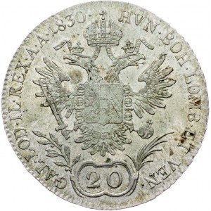 Franz I. (II.), 20 Kreuzer 1830, B, Kremnitz