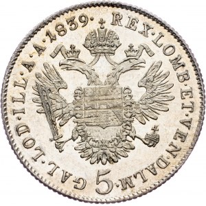 Ferdinand V., 5 Kreuzer 1839, C, Prague