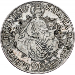 Ferdinand V., 20 Kreuzer 1846, B, Kremnitz