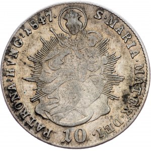 Ferdinand V., 10 Kreuzer 1847, B, Kremnitz