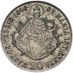 Ferdinand V., 20 Kreuzer 1848, KB, Kremnitz