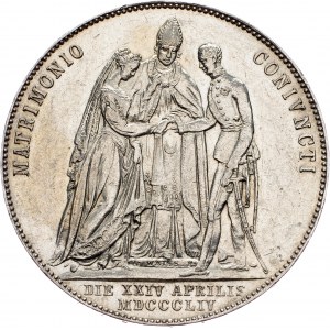 Franz Joseph I., 1 Gulden 1854, Vienna