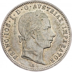 Franz Joseph I., 1/4 Gulden 1858, A, Vienna