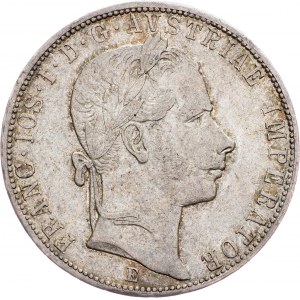 Franz Joseph I., 1 Gulden 1860, E, Karlsburg