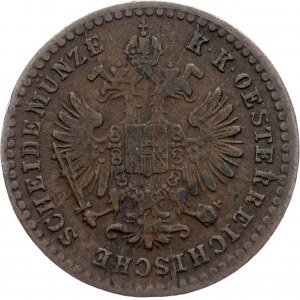 Franz Joseph I., 5/10 Kreuzer 1860, E, Karlsburg