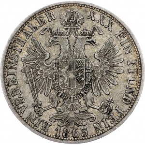 Franz Joseph I., 1 Thaler 1863, A, Vienna