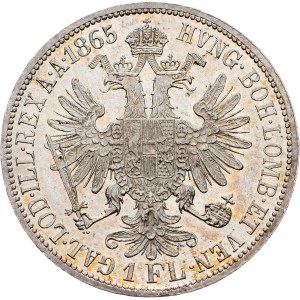 Franz Joseph I., 1 Gulden 1865, A, Vienna