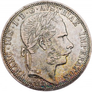 Franz Joseph I., 2 Gulden 1866, A, Vienna