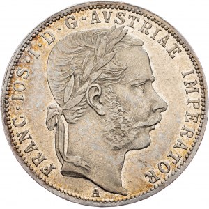 Franz Joseph I., 1 Gulden 1866, A, Vienna