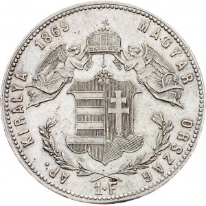 Franz Joseph I., 1 Forint 1869, KB, Kremnitz