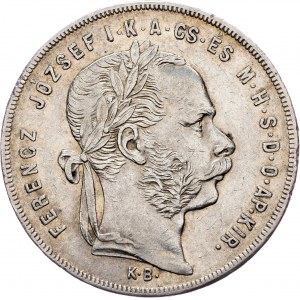 Franz Joseph I., 1 Forint 1872, KB, Kremnitz