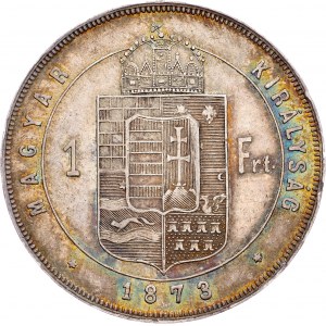 Franz Joseph I., 1 Forint 1873, KB, Kremnitz