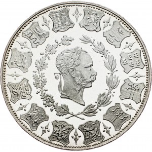Franz Joseph I., 2 Gulden 1873/1973, Vienna