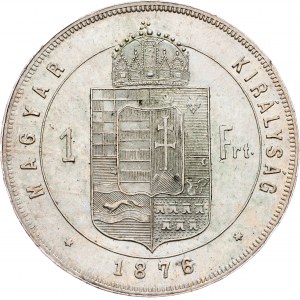 Franz Joseph I., 1 Forint 1876, KB, Kremnitz