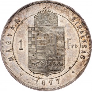 Franz Joseph I., 1 Forint 1877, KB, Kremnitz