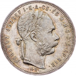 Franz Joseph I., 1 Forint 1881, KB, Kremnitz