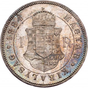 Franz Joseph I., 1 Forint 1884, KB, Kremnitz