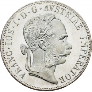 Franz Joseph I., 2 Gulden 1887/1974, Kuttenberg