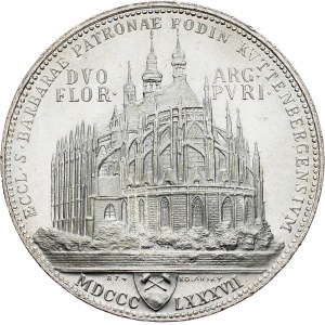 Franz Joseph I., 2 Gulden 1887/1974, Kuttenberg